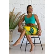 Nicci Barbados capri leggings