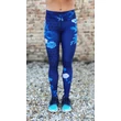 Nicci Midnight Flower hosszú leggings