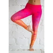 Nicci Orange Mandala hosszú leggings