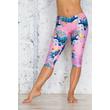 Nicci Pink Toucan capri leggings