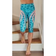 Nicci Turtle capri leggings