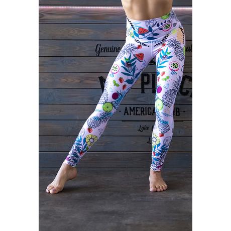 Nicci Pink Fruit hosszú leggings