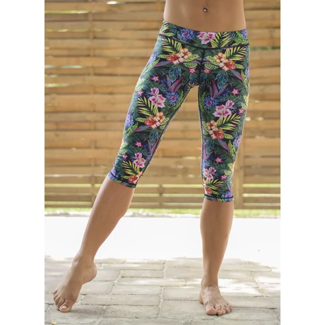 Nicci Tropical capri leggings